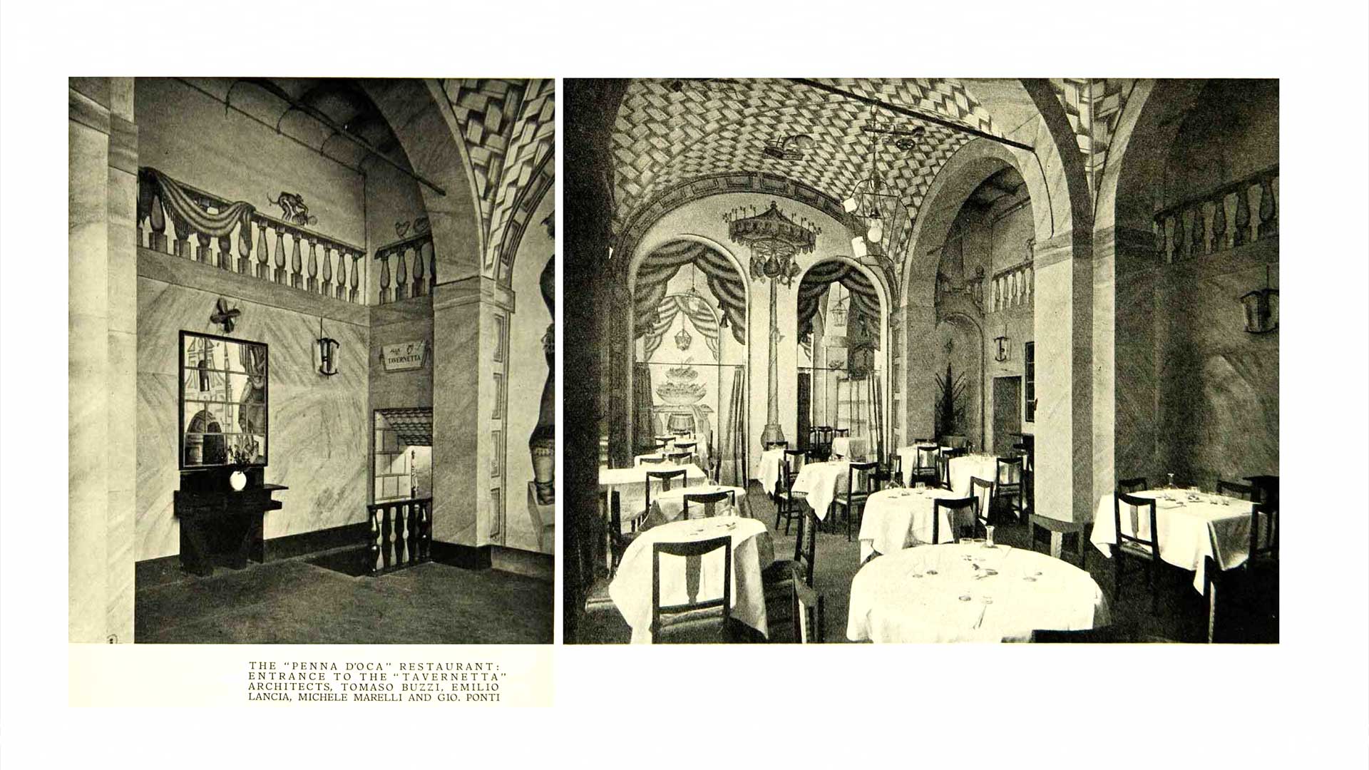 La penna d'Oca restaurant - 1927